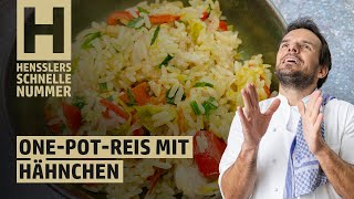 Schnelles OnePotReis mit Hähnchen und viel Geschmack Rezept von Steffen Henssler [upl. by Jehial590]