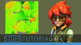 Setting Up Anisotropic Hair In Marmoset With Krita [upl. by Ardnola]