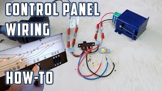 Control Panel Wiring with LEDs  How To  Model Railroads [upl. by Benedict942]