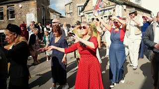 Grassington 1940s Weekend Sept 2022 Yorkshire Dales 40s MusicDancingFashions Select HD Qualy [upl. by Shotton620]