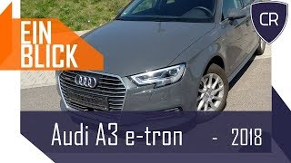 Audi A3 etron 2018  Was kann Audis EPionier Vorstellung Test amp Kaufberatung [upl. by Gonick109]