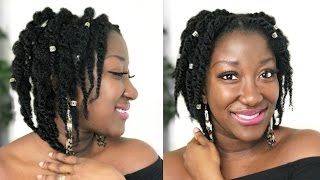 LOOSE TWIST ON 4C NATURAL HAIR  THINFINE NATURAL HAIR  ADEDE [upl. by Guinevere398]