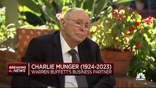 Charlie Munger in final CNBC interview Youve got to learn how to recognize rare opportunities [upl. by Maroj]