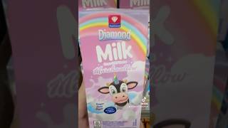 ADA YANG BARU NIH  DIAMOND MILK MARSHMALLOW milk marshmallow susuuht newbrand makanmanganeat [upl. by Lejna666]