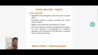 76 Cardiac Glycosides [upl. by Cannon]