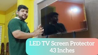 LED TV Screen Protector Guard Unboxing amp Review for 43 Inches  Xiaomi Smart TV 43 Inch TV 2023 [upl. by Massimiliano]