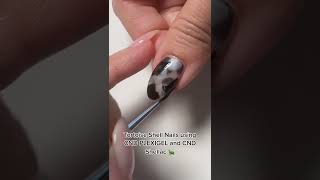 CND PLEXIGEL™ Color Builder Tutorial Tortoise Shell Nail Art [upl. by Baskett962]