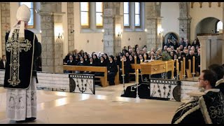 SERMON DE MONSEÑOR BERNARD FELLAY EN EL FUNERAL DE MONSEÑOR HOUNDER [upl. by Nathanson370]