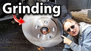 How to Fix Grinding Brakes on Your Car Rotors [upl. by Hplar]