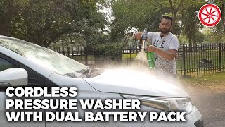 Cordless Pressure Washer With Dual Battery Pack  PakWheels Auto Parts amp Accessories [upl. by Igiul]