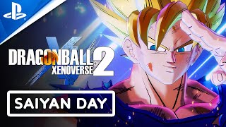 DRAGON BALL XENOVERSE 2 – New Saiyan Day Update [upl. by Ylluz]