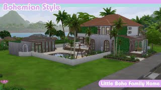 Sims 4 Speed Build  Build Idea  Family Home  Modern Boho Style [upl. by Pack]