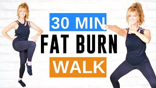 30 Minute FAT BURNING CARDIO Indoor Walking Workout  Low Impact [upl. by Gerladina]