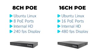 exacqVision GSeries PoE Quick Start Video [upl. by Eirdua]