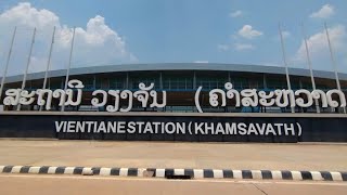 Train Station in Vientiane Laos [upl. by Parrott]