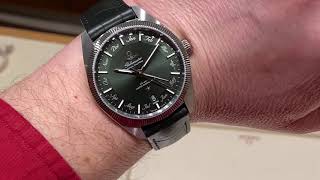 OMEGA Constellation Globemaster Anual Calendar  green dial [upl. by Yboj]