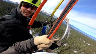 journeyman lineman lake tahoe helicopter work Garrett Colton clay Cody [upl. by Deehan]