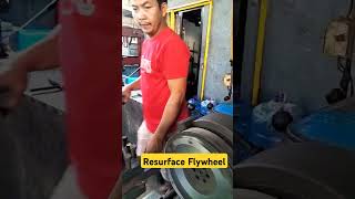 MULTICAB Resurface Flywheel💥trending mechanic viralvideo fypシ゚viral [upl. by Nosremaj900]