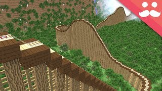 10 Builds for EPIC Minecraft Roller coasters [upl. by Nollahp]