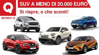 Suv a meno di 20000 euro ecco tutte le promozioni in corso [upl. by Lihp]