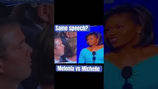 Michelle Obama vs Melonia Trump shortsvideo [upl. by Ahsitauq]