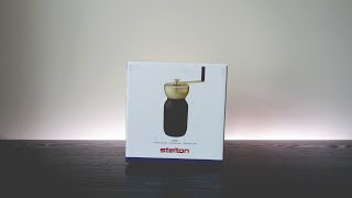 Stelton  Collar Coffee Grinder  Unboxing amp Mini Review [upl. by Hardden54]