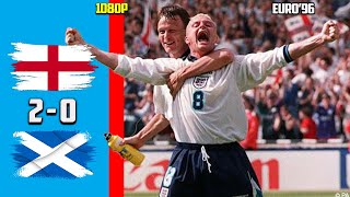 England vs Scotland 2  0 Exclusive Full Highlighs Euro 1996 HD [upl. by Ahsiemac]