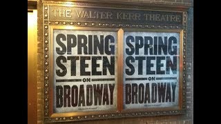 SPRINGSTEEN ON BROADWAY [upl. by Oicaro]