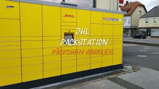 DHL PACKSTATION 2021  PÄCKCHEN ABHOLEN [upl. by Aneehsor]