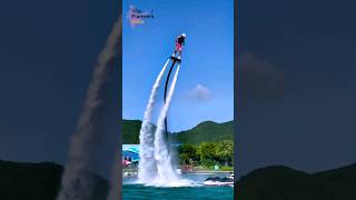 Flying Board 😉shorts adventure flyboarding trending viral top youtube status [upl. by Airdnazxela368]