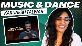 MUSIC amp DANCE KARUNESH TALWAR REACTION [upl. by Nagap779]