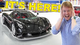 KOENIGSEGG JESKO ARRIVES New Megacar at The Shmuseum [upl. by Eednil]