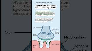 Medications that affect nondepolarizing NMBAs [upl. by Llirred]