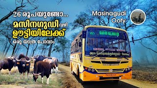 Masinagudi to Ooty  മസനഗുഡി വഴി ഊട്ടിയിലേക്ക് ഒരു യാത്ര  Ksrtc Bus Trip  Tnstc Trip  free20 [upl. by Carmine766]