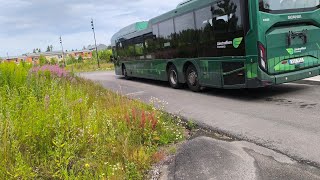 Bus driving in Kronoberg Växjö City [upl. by Nevlin]