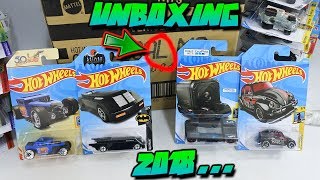 Unboxing  Hot Wheels cars CajaCase L 2018  Hot Wheels GO PRO [upl. by Cecilius]