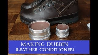 Making Dubbin Leather Conditioner  its easy [upl. by Trever]