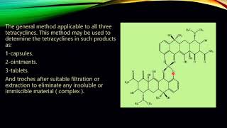 Spectrophotometric Analysis of tetracycline [upl. by Allecram725]