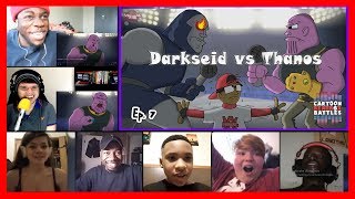 Darkseid Vs Thanos  Cartoon Beatbox Battles REACTIONS MASHUP [upl. by Haziza14]