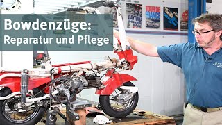 Bowdenzüge  Reparatur und Pflege [upl. by Yenhpad842]