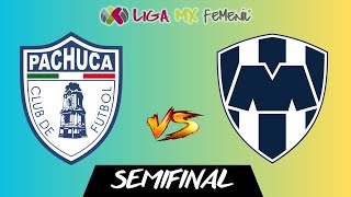 PACHUCA VS MONTERREY FEMENIL EN VIVO  SEMIFINAL LIGA BBVA MX FEMENIL CLAUSURA 2024  DONDE VER [upl. by Llemor]