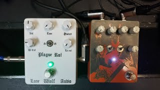 SHOOTOUT Lone Wolf Audio  Plague Rat vs Dunn Effects  Grand Deceiver  RAT distortion  METAL [upl. by Luas304]