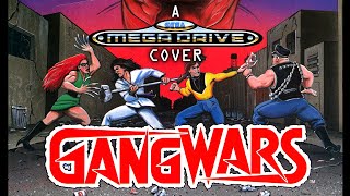 Gang Wars ギャングウォーズ  Stage 3  Sega Genesis  Mega Drive Cover YM2612  PSG [upl. by Mcmurry]