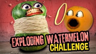 Annoying Orange  Exploding Watermelon Challenge [upl. by Brodsky212]