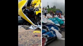 Tragedia en La Línea ¿cómo fue el accidente en túnel Los Venados del trayecto Calarcá a Cajamarca [upl. by Reffineg963]