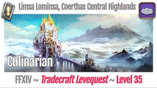 FFXIV Culinarian Leves Level 35  Limsa Lominsa Coerthas Central Highlands  A Realm Reborn [upl. by Normy]