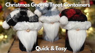 Quick amp Easy Christmas Gnome Treat Holder  Great Gifts  Tootsie Roll [upl. by Marcos]