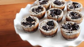 Mini Oreo Cheesecakes  SweetTreats [upl. by Beghtol]