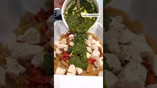 ONE PAN PESTO CHICKEN PASTA BAKE 🌱 easyrecipe healthtips healthynutritionrecipes easyrecipe [upl. by Haines]