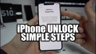 iPhone Unlock SIM Instructions  Simple Steps [upl. by Aryk206]